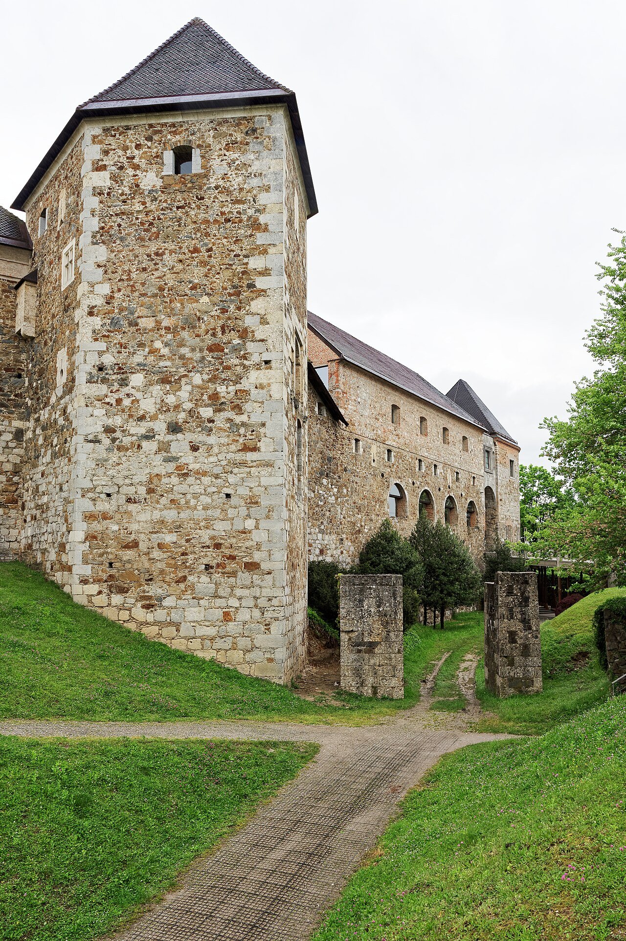 Ljubljana Castle on Castle Hill in Slovenia