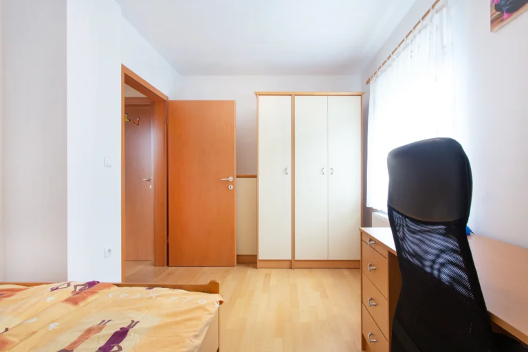 Orchid Room wardrobe and workspace